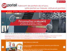 Tablet Screenshot of gp-portail.com